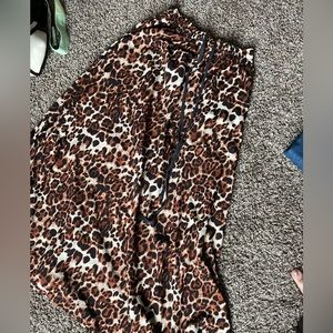 Size medium maxi leopard print skirt